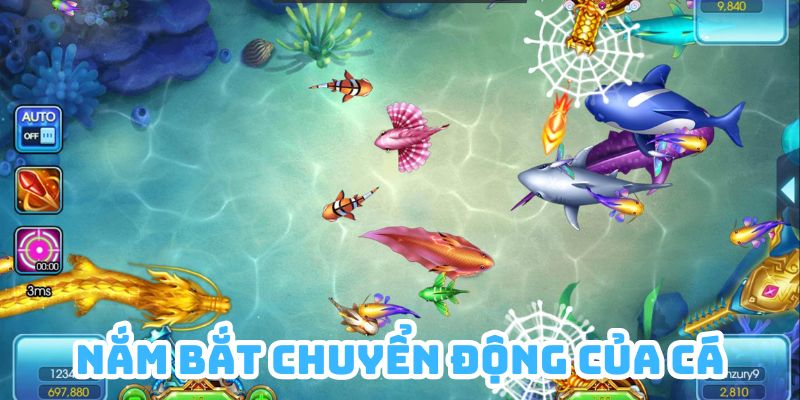 Game thủ cần nắm bắt được chuyển động của cá quá trình ngắm bắn chuẩn xác