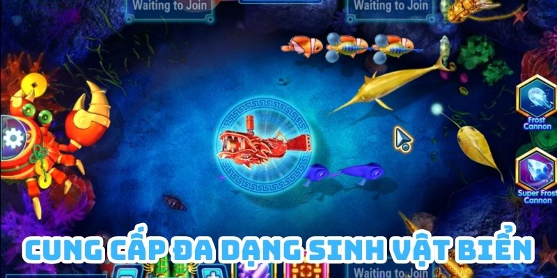 Tựa game này hiện đang cung cấp đa dạng các sinh vật biển