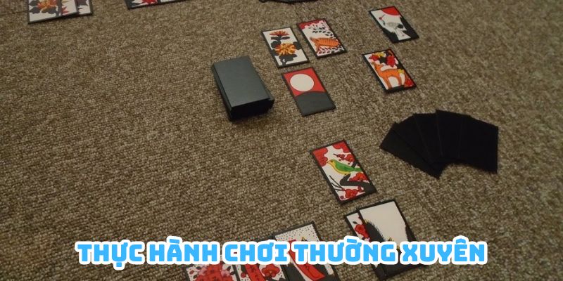 Thực hành thường xuyên để áp dụng cách chơi bài hoa Hàn Quốc hiệu quả